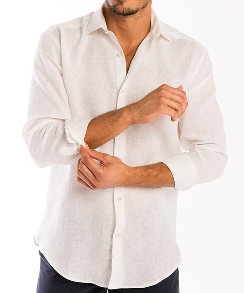 <b>Linen Shirt</b><br> White