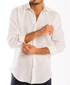 <b>Linen Shirt</b><br> White - QVINTO